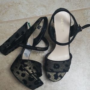 Nine West Animal Print Platforms